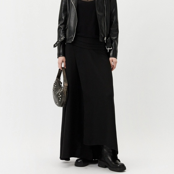 Zadig & Voltaire silk blend python jacquard maxi skirt XL - Picture 11 of 14